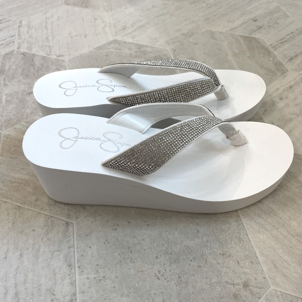 Jessica Simpson wedge flip-flop